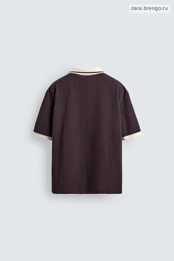 ВЕРТИКАЛЬНОЕ ПОЛО JACQUARD С ВЫШИВКОЙ