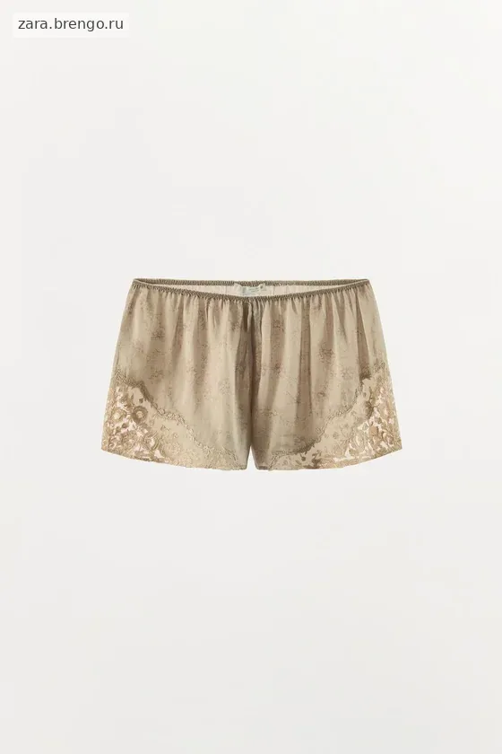 ШОРТЫ С ВЫШИВКОЙ — коллекция Zara «ZW»