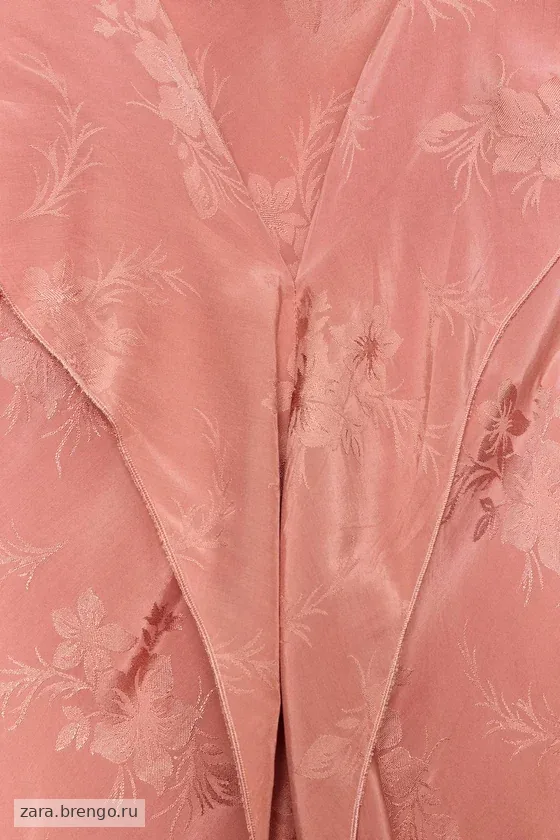 ЖАККАРДОВОЕ ПЛАТЬЕ С КРУЖЕВОМ — коллекция Zara «ZW»