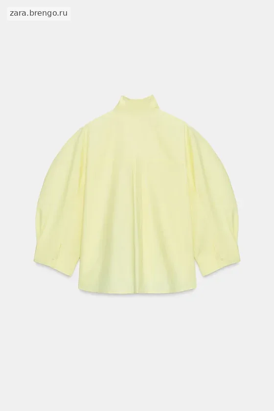 РУБАШКА С ОБЪЕМНЫМИ РУКАВАМИ коллекция Zara «ZW»