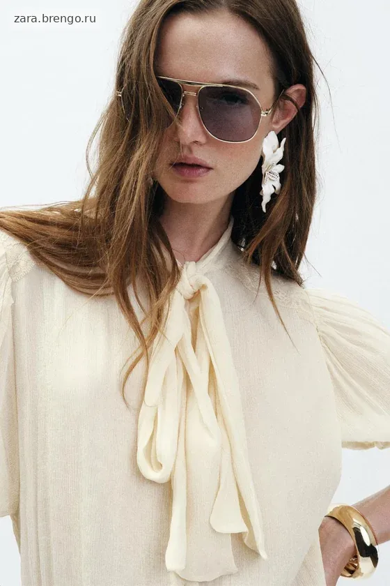 КОРОТКИЙ КОМБИНЕЗОН С КРУЖЕВОМ — коллекция Zara «ZW»