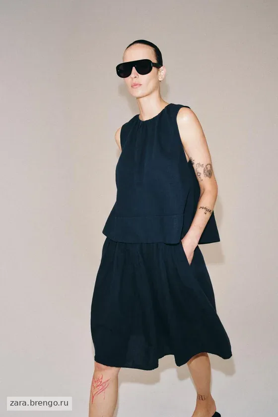 ТОП ИЗ ЛЬНА — коллекция Zara «ZW»
