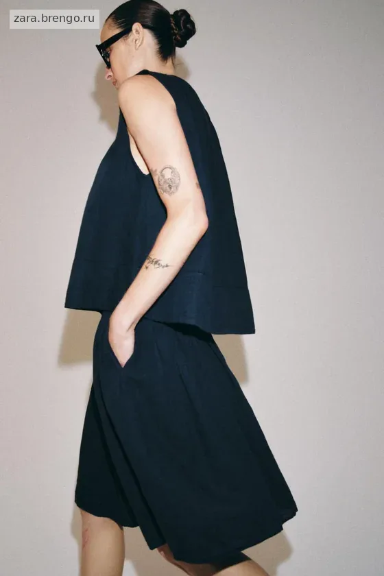 ТОП ИЗ ЛЬНА — коллекция Zara «ZW»