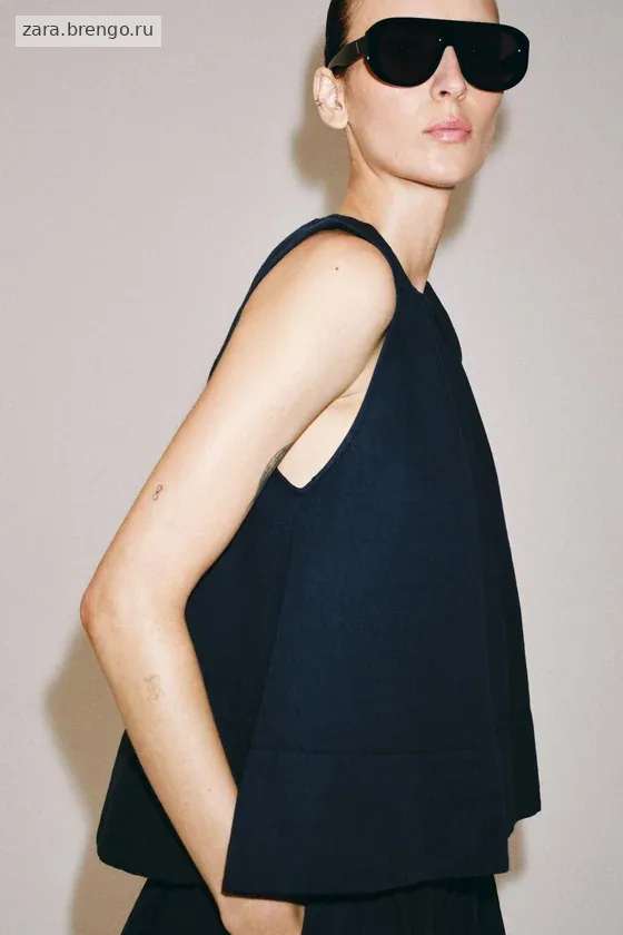 ТОП ИЗ ЛЬНА — коллекция Zara «ZW»