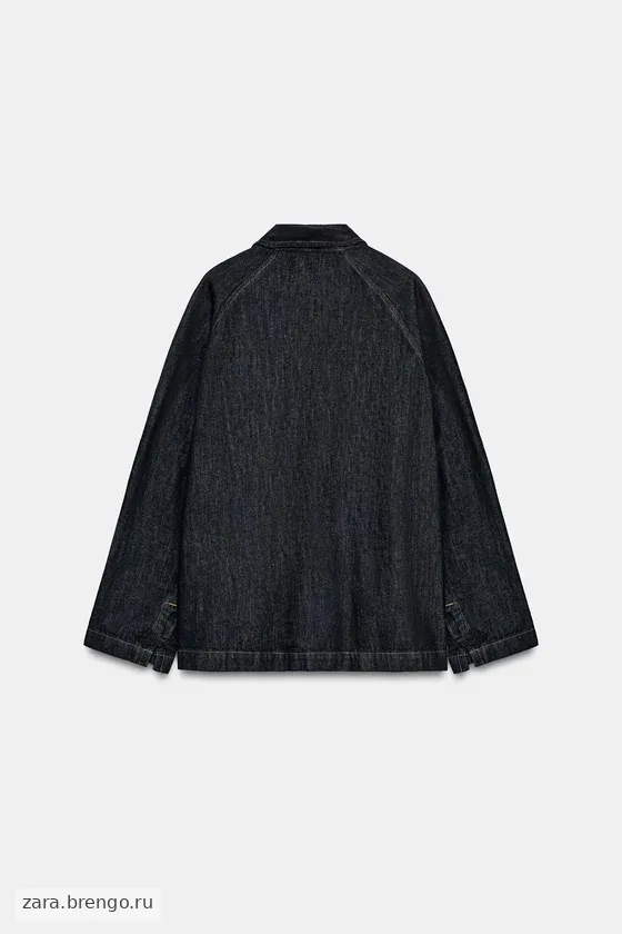 ДЖИНСОВАЯ КУРТКА С НАВЕСНЫМИ ПЕТЛЯМИ — коллекция Zara «ZW»