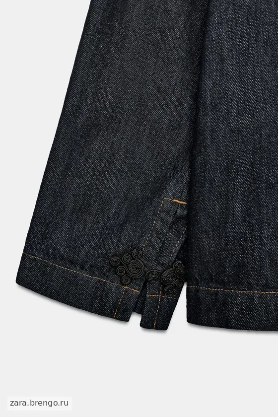 ДЖИНСОВАЯ КУРТКА С НАВЕСНЫМИ ПЕТЛЯМИ — коллекция Zara «ZW»