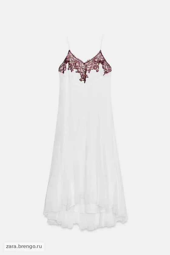 КРУЖЕВНОЕ ПЛАТЬЕ — коллекция Zara «ZW»