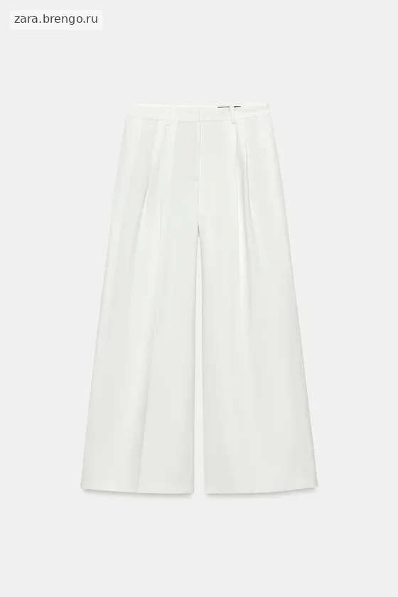 БРЮКИ  С ЗАЩИПАМИ — коллекция Zara «ZW»