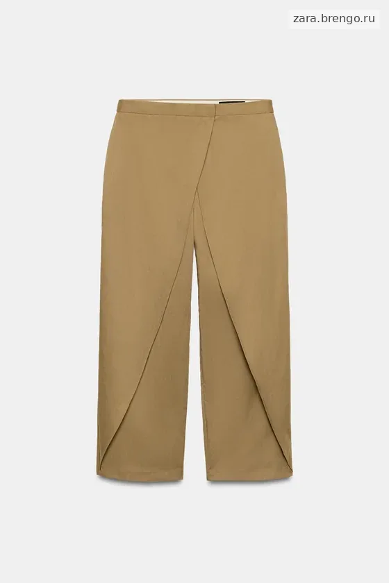 БРЮКИ С ЗАЩИПАМИ СПЕРЕДИ — коллекция Zara «ZW»