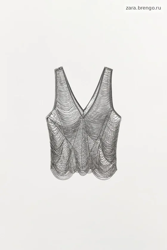 ТОП С БУСИНАМИ — коллекция Zara «ZW»