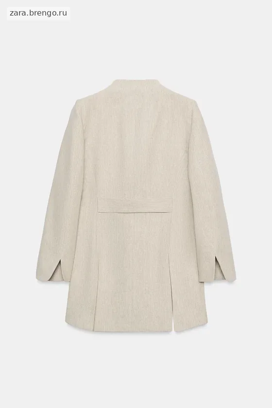 ДЛИННЫЙ БЛЕЙЗЕР В ПОЛОСКУ — коллекция Zara «ZW»
