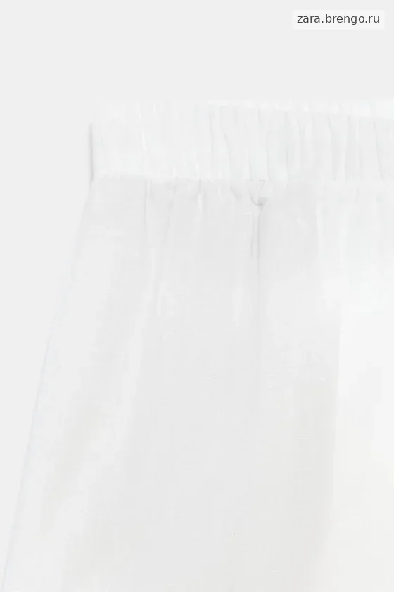 ШОРТЫ С ВЫШИВКОЙ ИЗ ЛЬНА — коллекция Zara «ZW»