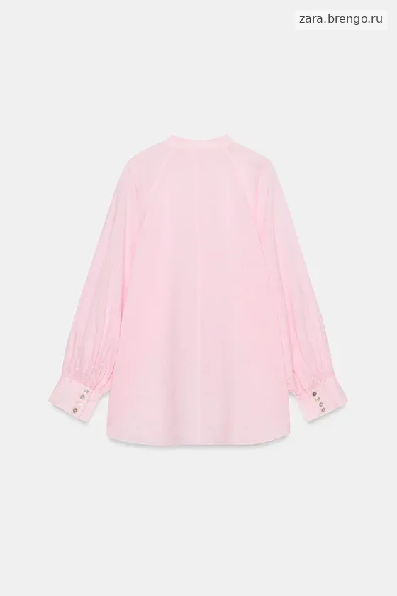 СВОБОДНАЯ РУБАШКА С РАМИ — коллекция Zara «ZW»