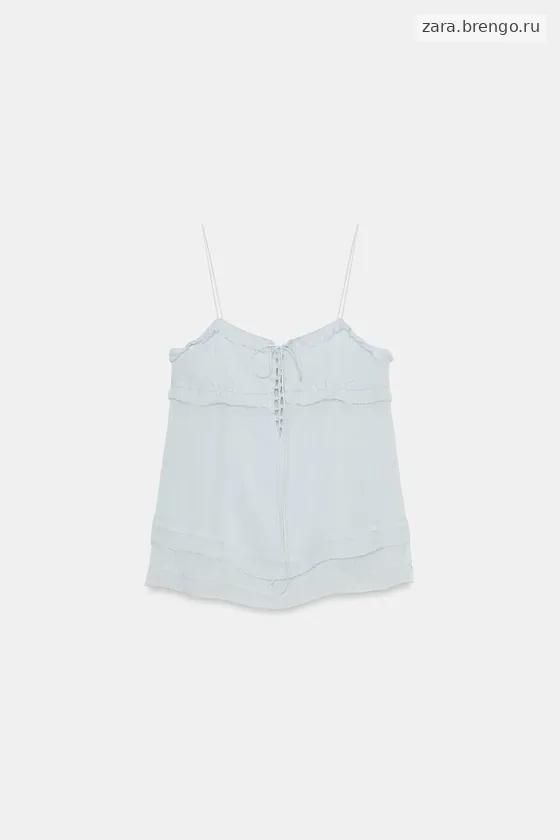 ТОП С ВОЛАНАМИ — коллекция Zara «ZW»