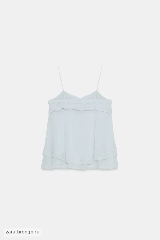 ТОП С ВОЛАНАМИ — коллекция Zara «ZW»