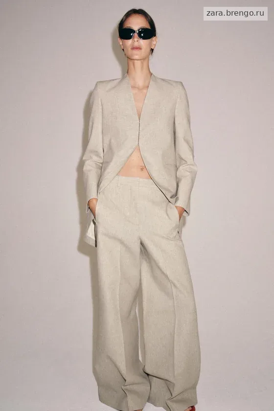 БРЮКИ В ПОЛОСКУ — коллекция Zara «ZW»