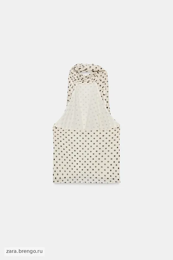 ТОП С ВОЛАНАМИ И ГОРОШКОМ
