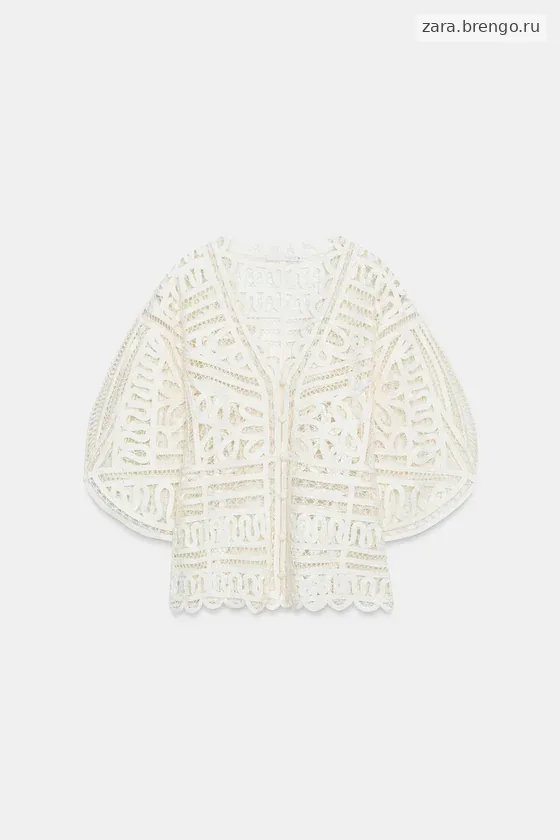 ВЯЗАНЫЙ КРЮЧКОМ ТОП — коллекция Zara «ZW»