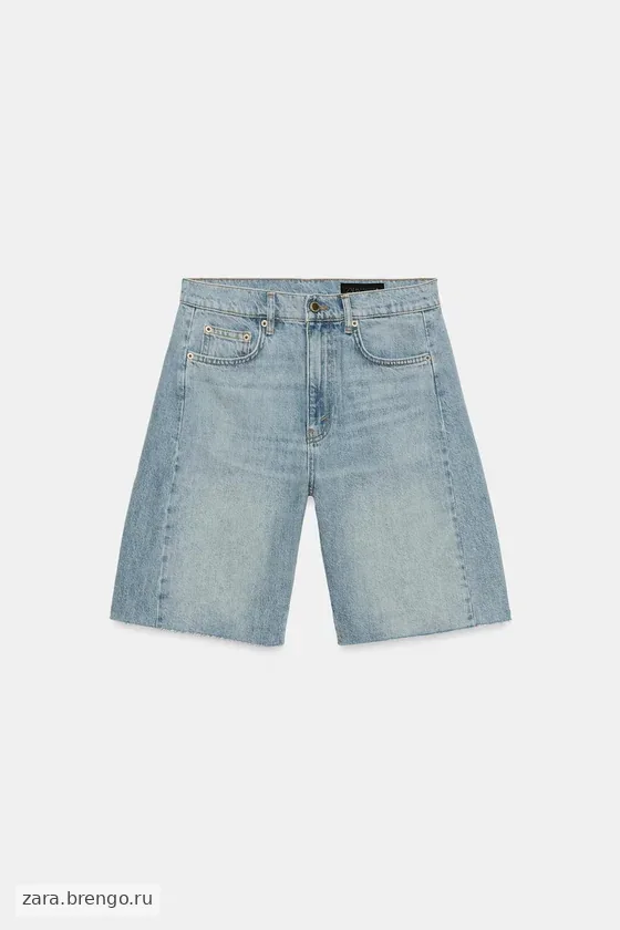 ДЖИНСОВЫЕ ШОРТЫ  СО СРЕДНЕЙ ПОСАДКОЙ — коллекция Zara «ZW»
