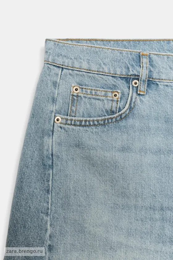 ДЖИНСОВЫЕ ШОРТЫ  СО СРЕДНЕЙ ПОСАДКОЙ — коллекция Zara «ZW»