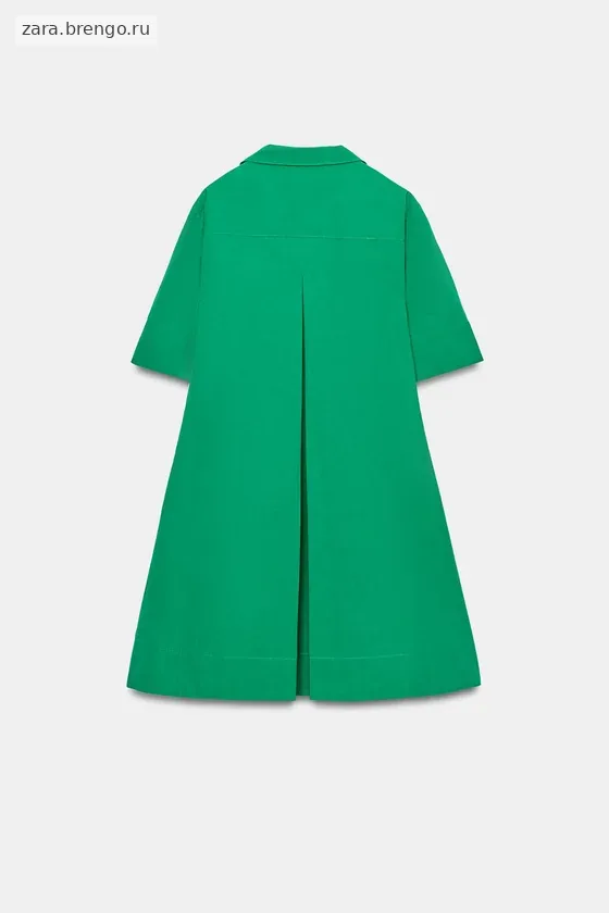 ПЛАТЬЕ-РУБАШКА С КОРОТКИМ РУКАВОМ коллекция Zara «ZW»