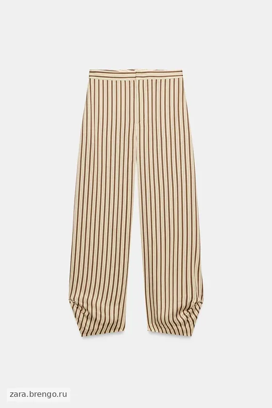 БРЮКИ баллон В ПОЛОСКУ коллекция Zara «ZW»