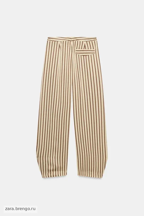 БРЮКИ баллон В ПОЛОСКУ коллекция Zara «ZW»