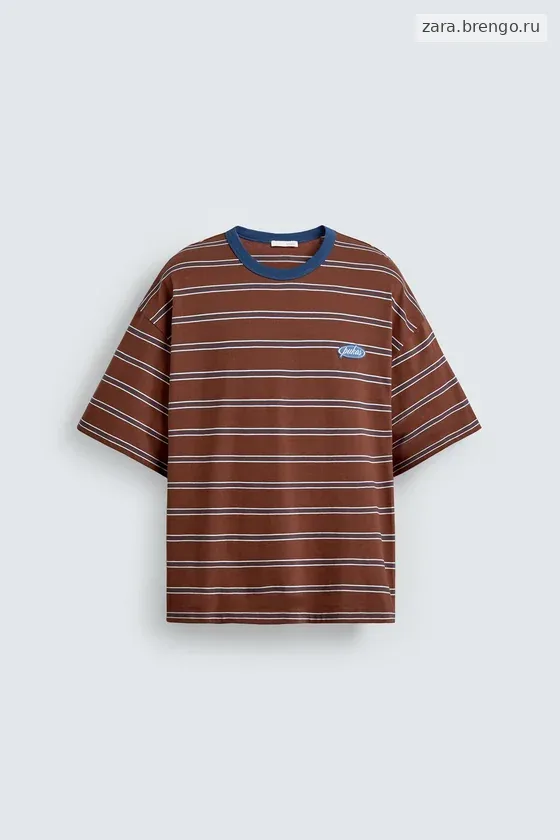 Футболка в полоску pukas surf x zara с жаккардом