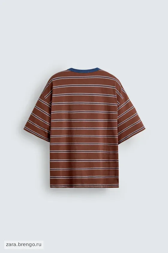 Футболка в полоску pukas surf x zara с жаккардом