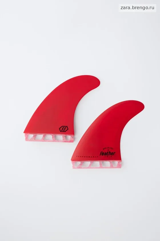 Плавники для серфинга feather fins ® x zara, комплект из двух красных