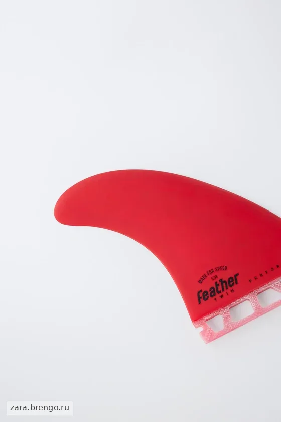 Плавники для серфинга feather fins ® x zara, комплект из двух красных