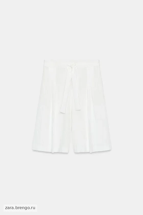 ДЛИННЫЕ ШОРТЫ С ПОЯСОМ — коллекция Zara «ZW»