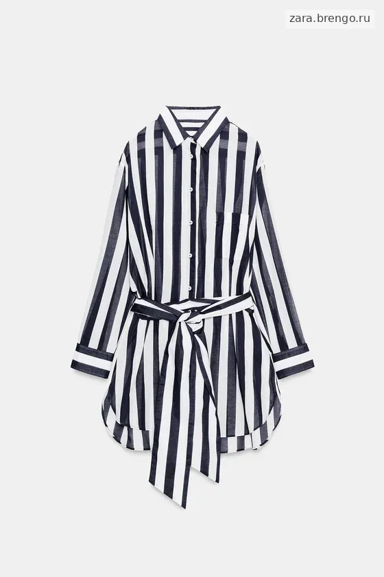 РУБАШКА В ПОЛОСКУ коллекция Zara «ZW»