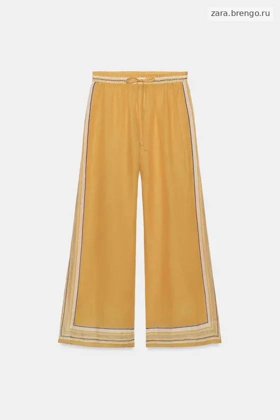 БРЮКИ ИЗ 100% РАМИ — коллекция Zara «ZW»