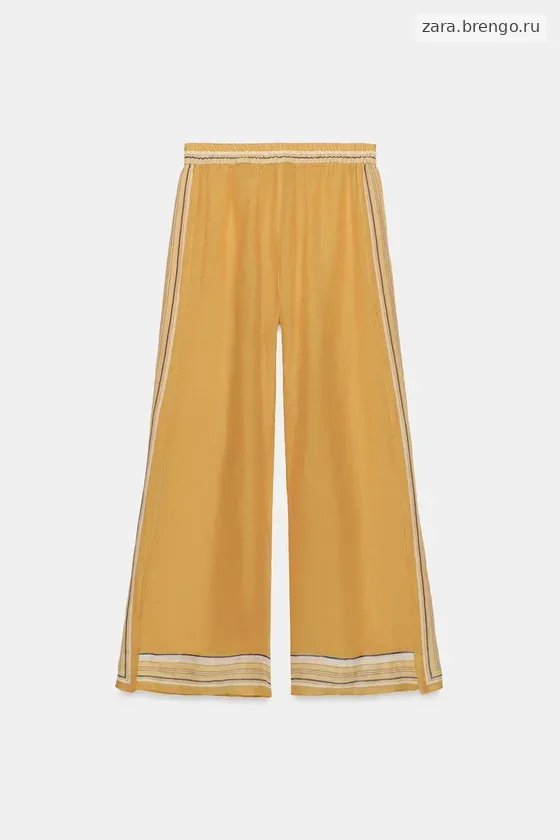 БРЮКИ ИЗ 100% РАМИ — коллекция Zara «ZW»