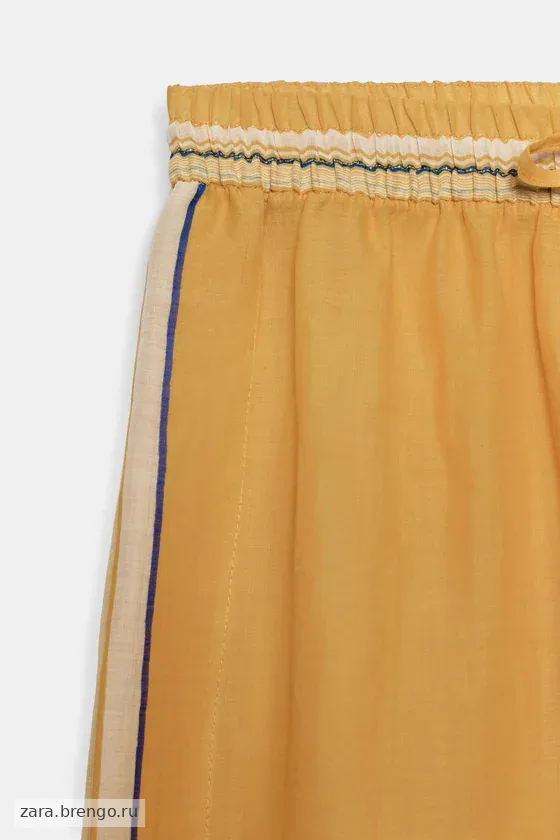 БРЮКИ ИЗ 100% РАМИ — коллекция Zara «ZW»