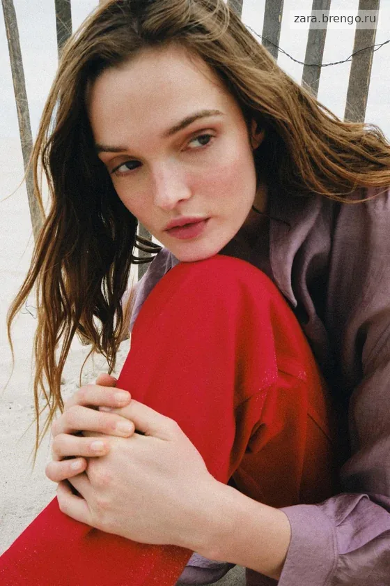 РУБАШКА С ШАРФОМ коллекция Zara «ZW»