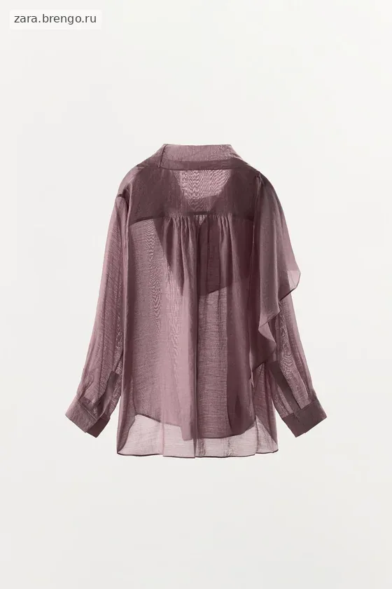 РУБАШКА С ШАРФОМ коллекция Zara «ZW»