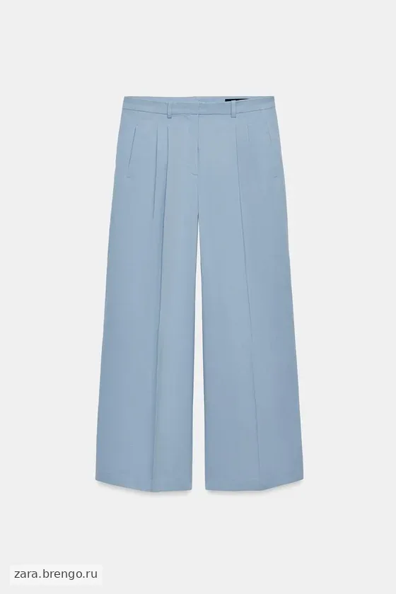 БРЮКИ  С ЗАЩИПАМИ — коллекция Zara «ZW»