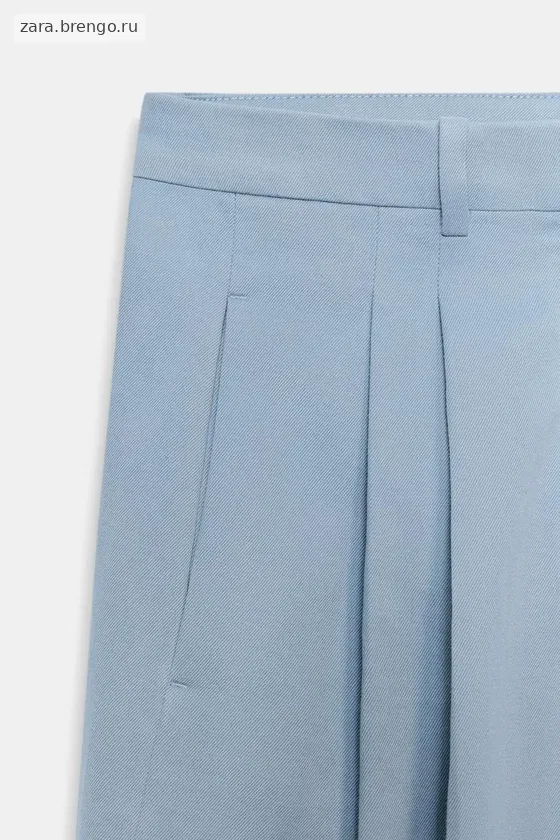 БРЮКИ  С ЗАЩИПАМИ — коллекция Zara «ZW»
