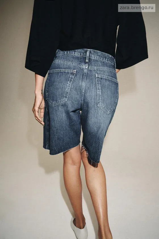 ДЖИНСОВЫЕ ШОРТЫ  СО СРЕДНЕЙ ПОСАДКОЙ — коллекция Zara «ZW»