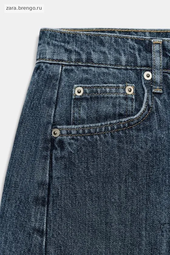 ДЖИНСОВЫЕ ШОРТЫ  СО СРЕДНЕЙ ПОСАДКОЙ — коллекция Zara «ZW»