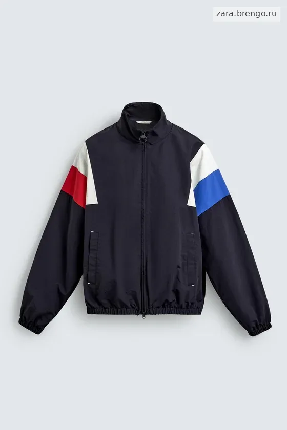 КУРТКА В СТИЛЕ РЕТРО ИЗ ВЫСОКОТЕХНОЛОГИЧНОЙ ТКАНИ COLOR BLOCK