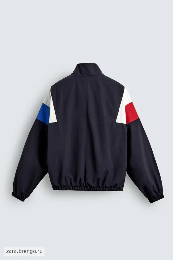 КУРТКА В СТИЛЕ РЕТРО ИЗ ВЫСОКОТЕХНОЛОГИЧНОЙ ТКАНИ COLOR BLOCK