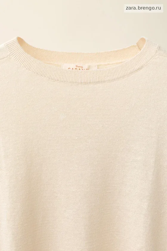 Джемпер из 100% льняной пряжи от caramel london x zara