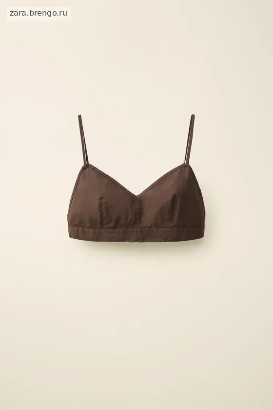 Топ из поплина created by caramel london x zara