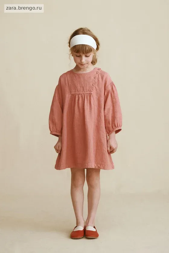 Платье из 100% льна коллекции caramel london x zara