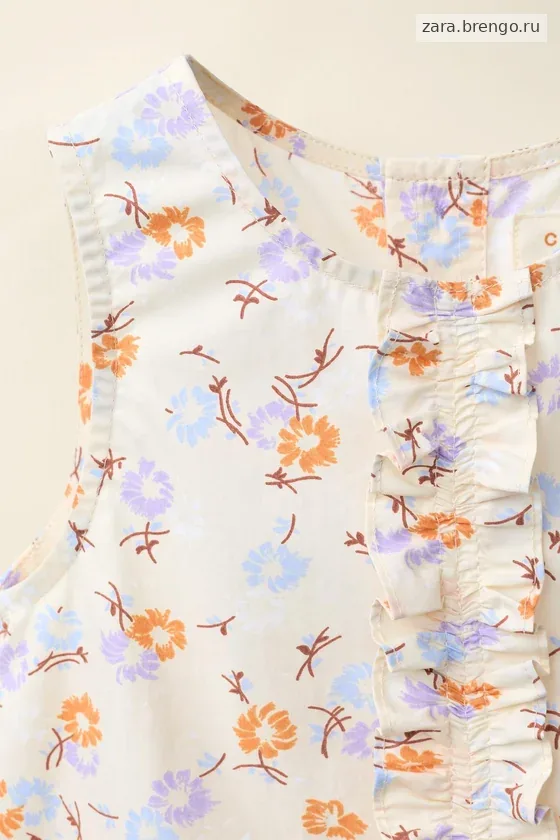 Платье с цветочным принтом созданное caramel london x zara
