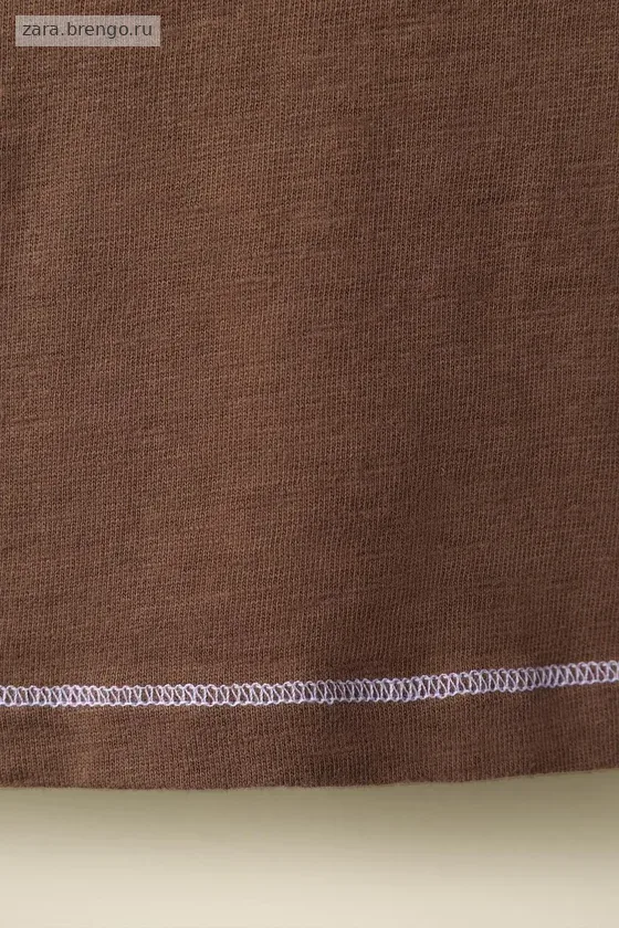 Футболка без рукавов с контрастной отстрочкой caramel london x zara
