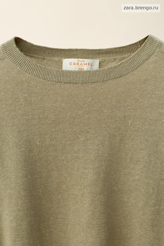 Джемпер 100% лён от caramel london x zara